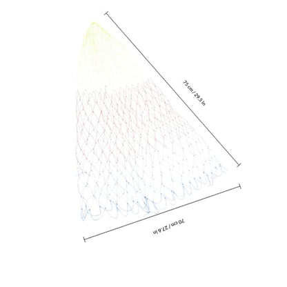 2pcs Fishing Net Landing Net Catch Net Fishing Replacement Bag Net Fishing Tackles Landing Mesh Basket - color: Multi, size: Medium