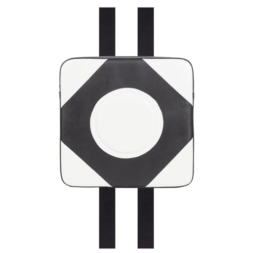 LuiceABC Wall Punching Boxing Pad, Wall Focus Target Foam, Boxing Fitness Wall Punch Bag, Leather and High Elastic Sponge Bag for Sports Training, Adjustable Height - style: White