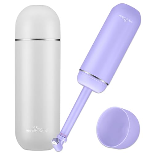 Easy@Home Portable Bidet for Travel - Peri Bottle for Postpartum & Perineal Care Purple + Green