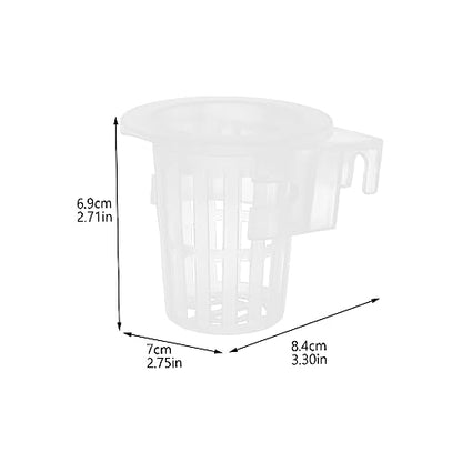 2Pcs Hanging Aquarium Plant Holder Acrylic Aquatic Plant Pots for Freshwater Fish Tank for Live Aquatic Plants Durable and Lightweight Design