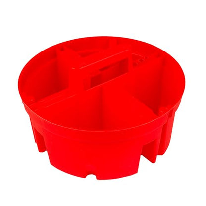 Bucket Boss - Super Stacker Small Parts Organizer, Bucket Organization (15054), Red - size: (Pack of 1)