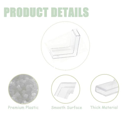 24 Pcs L Shape Glass Connector Rimless Clip Holder 90 Degree Glass Clamps for Fixed Glass, Fish Tanks, Display Cabinets