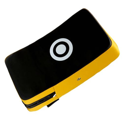 Taekwondo Pad Striking Targets Paddles Karate Martial Arts Strikes Targets Kickboxing Training Equipment Gear Kickboxing Leg Pad - color: yellow edge