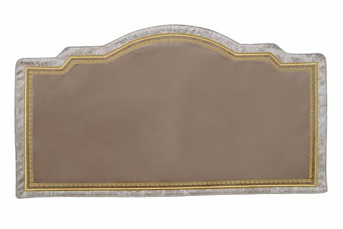 Muslim Prayer Mat for The Face and Hands Only, Comfortable for Mosque, Outdoors, Travel, Easy to Fold and Carry with Included Carrying Bag (Dark Tan Velvet on Beige) - color: Dark Tan Velvet on Beige