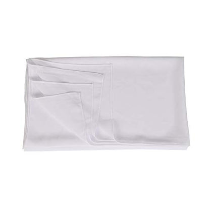 Yeieeo Chiffon Head Wraps for Women - Solid Color Fashion Bubble Chiffon Scarf Hijab - color: White