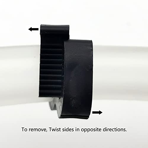 Double Gripping Nylon Hose Clamps, 37.5-39.5mm (1.5inch), 12pack | Snap Grip, Nylon Plastic - size: 37.5-39.5mm (1.5inch), 12 pack
