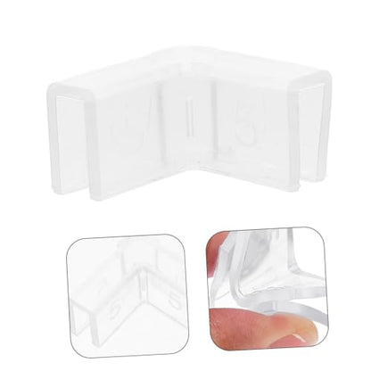 10pcs Soft Corner Protectors for Fish Tank Furniture Edges Bumpers Easy Installation for Safety and Childproofing Transparent Shaped Design