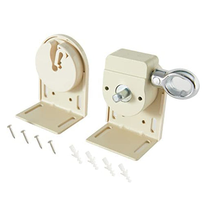 Roller Blind Installation Bracket Replacement Parts - color: Beige