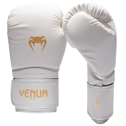 Venum Contender Boxing Gloves - color: Ivory/Gold, size: 10-Ounce, style: Contender 1.5