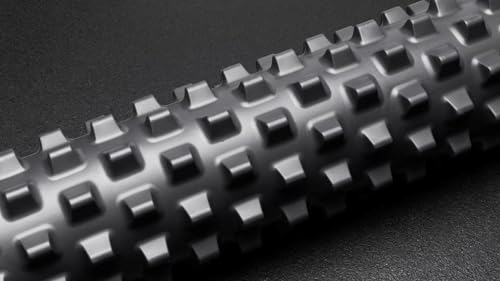 RumbleRoller Extra Firm Foam Roller Deep Tissue Massage Roller for Muscle Recovery (31 Inches Full Size) - size: Extra Firm, 31x6 Black