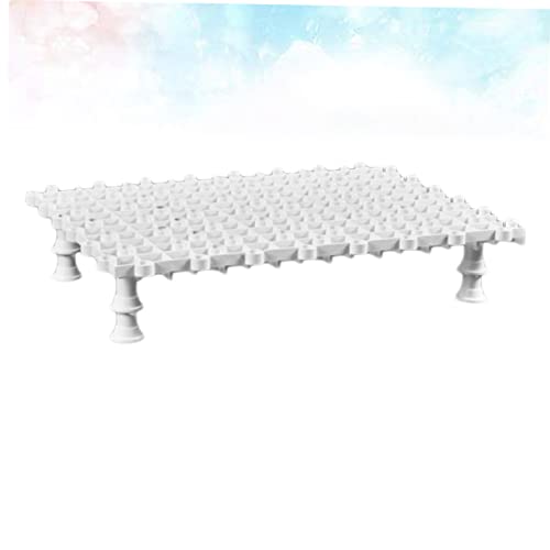 GANAZONO Aquarium Canister Plate 5pcs Fish Tank Bottom Plate PVC Flat Smooth Easy to Install - color: White, size: Size 1