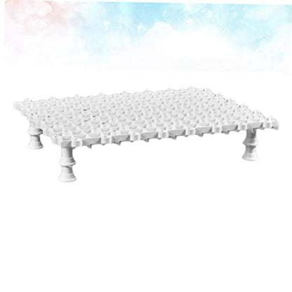 GANAZONO Aquarium Canister Plate 5pcs Fish Tank Bottom Plate PVC Flat Smooth Easy to Install - color: White, size: Size 1