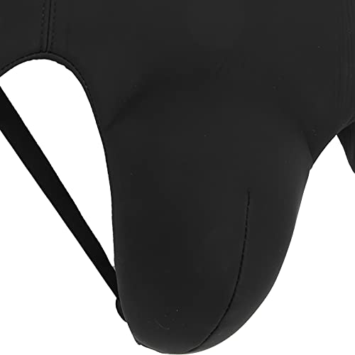 Groin Protector for Boxing, Muay Thai, Kickboxing and MMA Sparring, Taekwondo Fighting Abdominal Protector for Men - size: blue