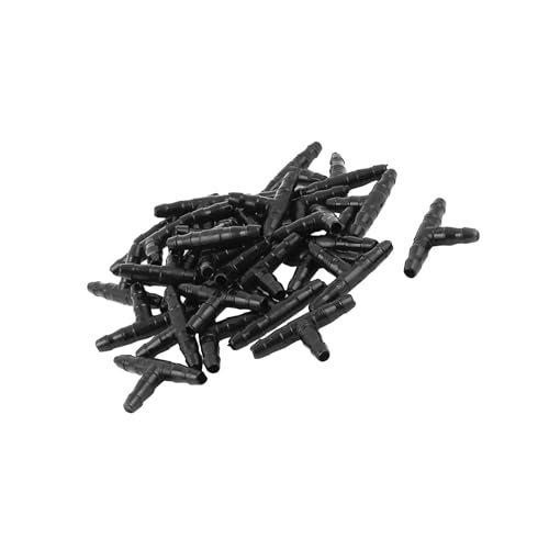 T Shape 3 Ways Adapter Airline Air Tubing Connectors 30pcs for Aquarium Replacement