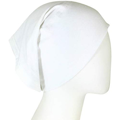 Hijab Tube Cap - Underscarf 94% Viscose, 6% Lycra Made in Turkey - color: White