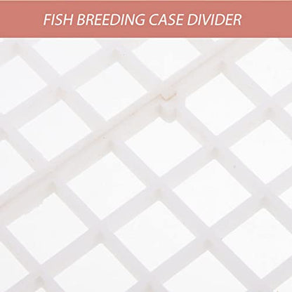 Toddmomy 1 Set Aquarium Divider Isolation Board Fish Tank Divider for Breeding Separation Suction Cup Compatible Easy Installation