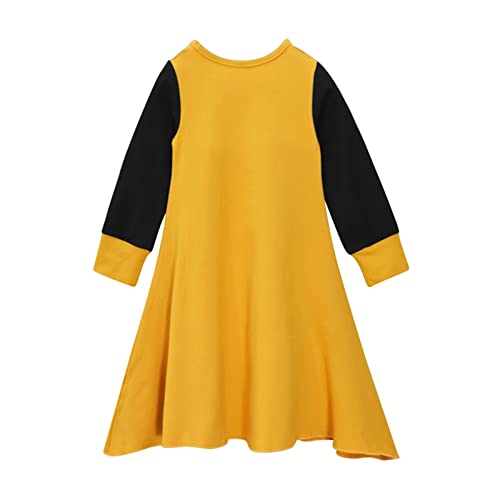 Toddler Girls Muslim Dress Islamic Prayer Abaya with Bow Hijab 2PC Set Modest Clothes Baby Arabic Long Skirt Eid Maxi Dress - color: B-yellow, size: 18-24 Months