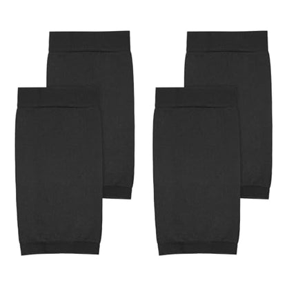 2 Pairs Tattoo Cover up Sleeve, Forearm Concealer Support | Tattoo Aftercare UV Protection over Sleeve Elbow Sleeves for Women Men - color: Black
