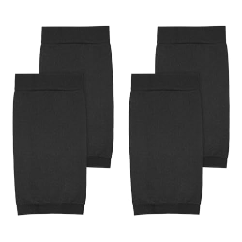 2 Pairs Tattoo Cover up Sleeve, Forearm Concealer Support | Tattoo Aftercare UV Protection over Sleeve Elbow Sleeves for Women Men - color: Black