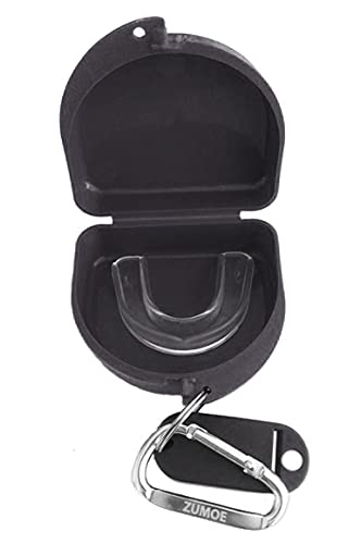 Lacrosse Mouthguard Case Mouth Guard Retainer Case - Live Love Lax - color: Black