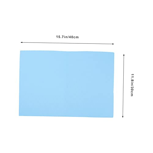Mikikit Reptile Terrarium Cushioning Mat Thickened Nonslip Aquarium Bottom Pad Fish Tank Mat for Enhanced Heat Preservation and Shock Absorption - color: Blue