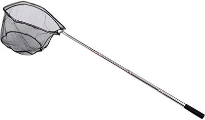RESTCLOUD Fishing Landing Net with Telescoping Pole Handle, Fishing net Freshwater for Kids Men Women, Extend to 40-63 Inches - style: D: Strong Stainless Handle, 48" Full