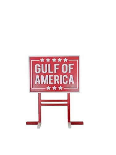 Gulf of America Aquarium Decor MAGA Make America Great Again Sign Decor for Fish Tank Betta Fish Tank Trump Sign Garden for Planter