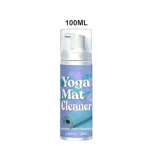 Yoga Mat Cleaner Cleaning Stain Removal Solution | 100ml Gym Equipment Mat Cleaner for Blocks Rollers Fitness Gear Indoor Home Travel Daily Exercise Pilates Workout