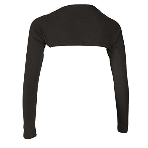 LoveinDIY Full Arm Sleeves Shrug Hijab Ramadan Islamic Stretchy Modal One Piece - color: Coffee