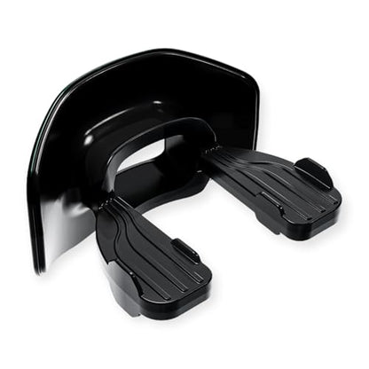 X0 Football Mouthguard – Lip Guard - Black Bionic – Shock Absorbing – One Size Fits Most - color: X0 - Bionic
