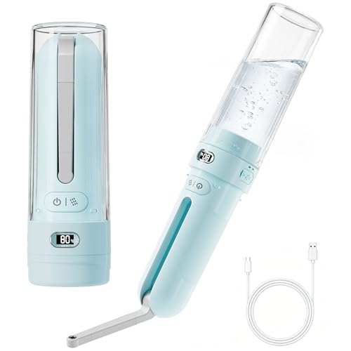 Electric Portable Bidet – Rechargeable Travel Bidet for Women Postpartum Care & Personal Hygiene | with 3 Pressure Modes for Home Travel & Camping (Aqua) - color: Aqua