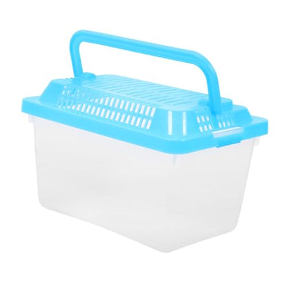 2pcs Portable Handheld Aquarium for Turtles and Pets Fish Tank Carrier for Travel Compact Design Ventilation for Safe Transport