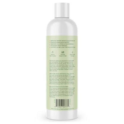 Aquarium & Pond Water Conditioner – Detoxifies Tap Water for Fish - Treats 9,600 Gallons - 16 Fl Oz.