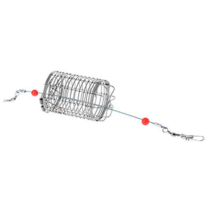 Aquarium Feeding Bowl with Hook Shrimp Feeding Dish Stainless Steel Cage Basket for Small Fish Shrimp Benthic Animal