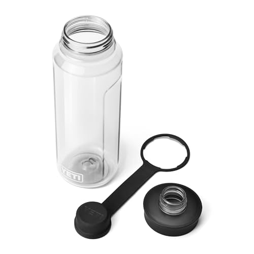 YETI Yonder Water Bottle with Yonder Tether Cap, Lightweight, Leakproof and BPA-Free - color: Clear, size: 34 Ounces