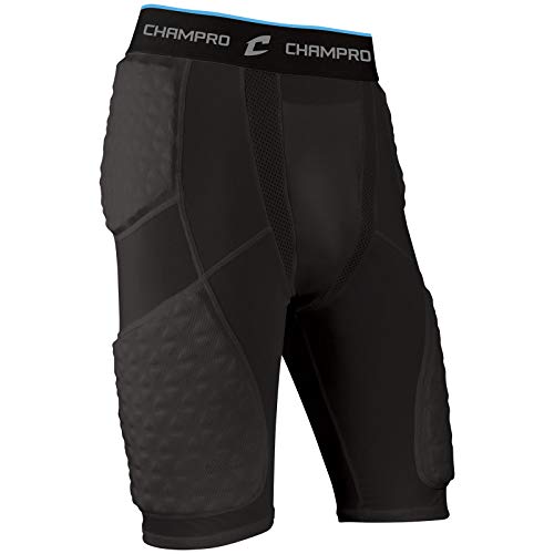 CHAMPRO Boys Tri-Flex Padded Youth Compression Shorts