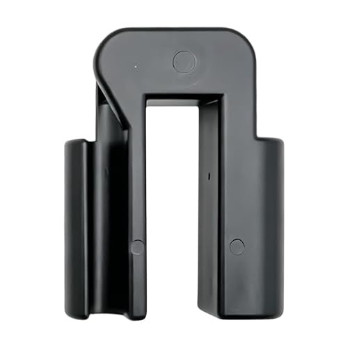 Aquarium Hose Clamp U Shape Tube Mounting Base | Anti-Slip Hose Holder Clip Aquarium for Holder Suction Device Siphon Cleaning Clear Viewing Shop - color: Black