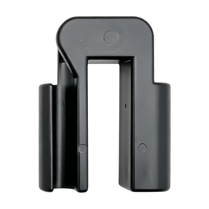 Aquarium Hose Clamp U Shape Tube Mounting Base | Anti-Slip Hose Holder Clip Aquarium for Holder Suction Device Siphon Cleaning Clear Viewing Shop - color: Black