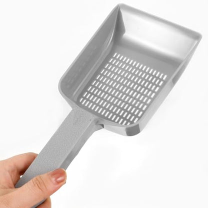 BESTYASH Aquarium Sand Scoop with Drainage Holes, Plastic Fish Tank Gravel Shovel for Substrate Cleaning, Handheld Aquarium Gravel Tool for Fish Tanks and Aquatic Plants