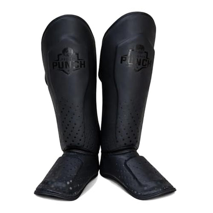 Martial Arts Shin Guards, Leg Protection for MMA, Kickboxing Training Instep Protection, Muay Thai Martial Arts Sparring Training Gear - color: Black, size: X-Large