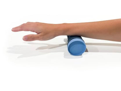 Chirp Wrist Roller, Forearm Strengthener & Wrist Exerciser for Carpal Tunnel Comfort, 1lb Weighted Grip Trainer with Massage Nodes & Scraping Edge, Pronation Curl Pressure Tool for Men Women