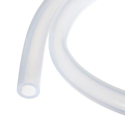 3.3ft 1/2" ID x 3/4" OD Silicone Tubing Clear Industrial Plastic Tubing Pure Silicone Hoses for Pump Siphoning Draining Irrigation Brewing - color: Clear, size: 1/2" x 3/4"