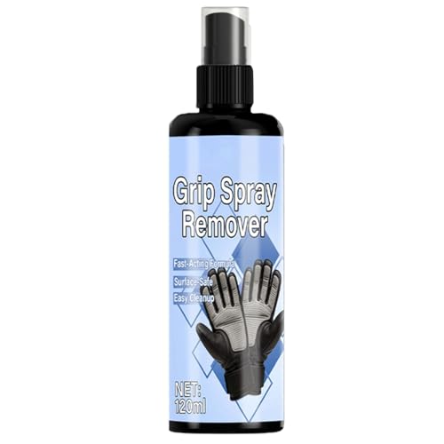 Grip Spray Remover, with Fast Acting Formula, 120ml, Sports Glove Cleaner, Soccer Glove Maintenance, Maintains Optimal Grip, for Soccer, Baseball, Batting, and Field Sports