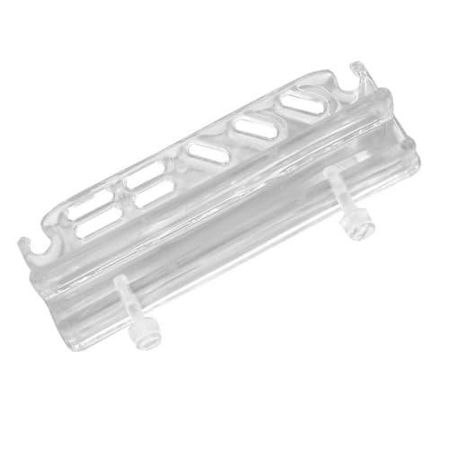 Aquarium Tool Holder Wall-Mounted Organizer for Fish Tank Cleaning Tools Transparent Acrylic Storage Rack for Scissors Tweezers and Tongs Compact Design for Easy Access