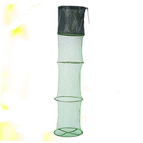 Yardwe Collapsible Fishing Net Lightweight Mesh Tuck Net for Fish Shrimp Use Fishing Tool for Lakes Rivers Sea - size: 200.00X30.00X30.00CM
