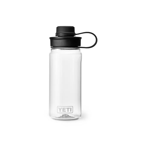 YETI Yonder Water Bottle with Yonder Tether Cap, Lightweight, Leakproof and BPA-Free - color: Clear, size: 20 Ounces