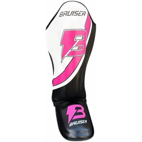Shin Guards with Instep for MMA, Muay Thai, and Kickboxing, PU Leather, Leg and Instep Protection - size: Medium