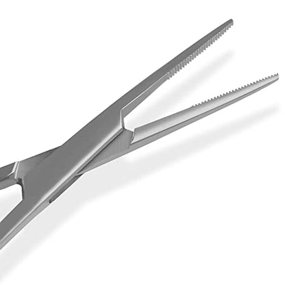 Ultimate Hemostat Set, 6 Piece Ideal for Hobby Tools, Electronics, Fishing and Taxidermy - 8", 6.25" and 5", Stainless Steel, Curved & Straight - size: 8", 6.25" & 5" - Curved & Straight