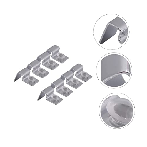 BESPORTBLE 8pcs Stainless Steel Support Bracket for Fish Tank Cover Tank Cover Holder Fixed Clips Clamp Multiple Betta Fish