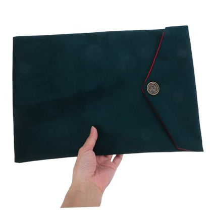 NUOBESTY Chinese Style Scripture Storage Bag Elegant Buddhist Quran Pouch for Protective Storage for Sacred Texts Lightweight Simple Design